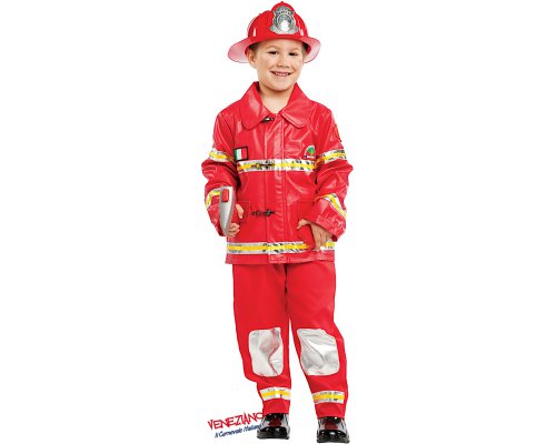 Costume di carnevale VIGILE DEL FUOCO BABY